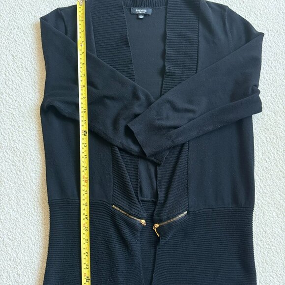 Premise Studio cardigan with gold functional zipper in L - Picture 5 of 5